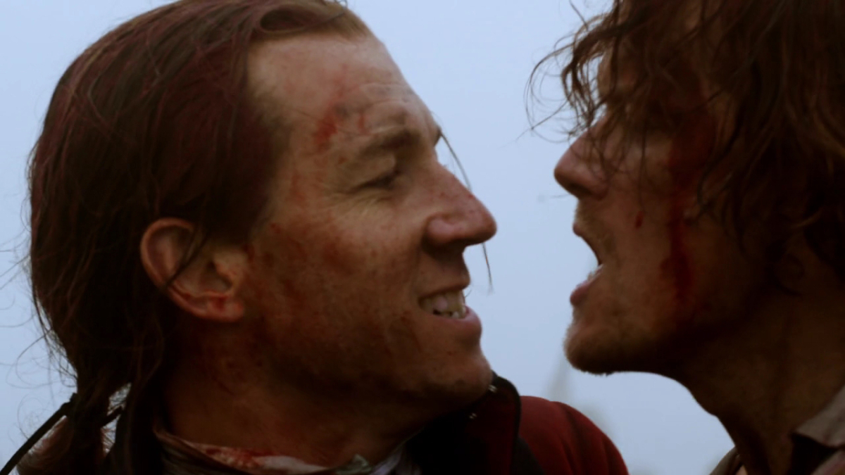 Jamie Fraser Black Jack Randall Battle Outlander Fan Survival Guide