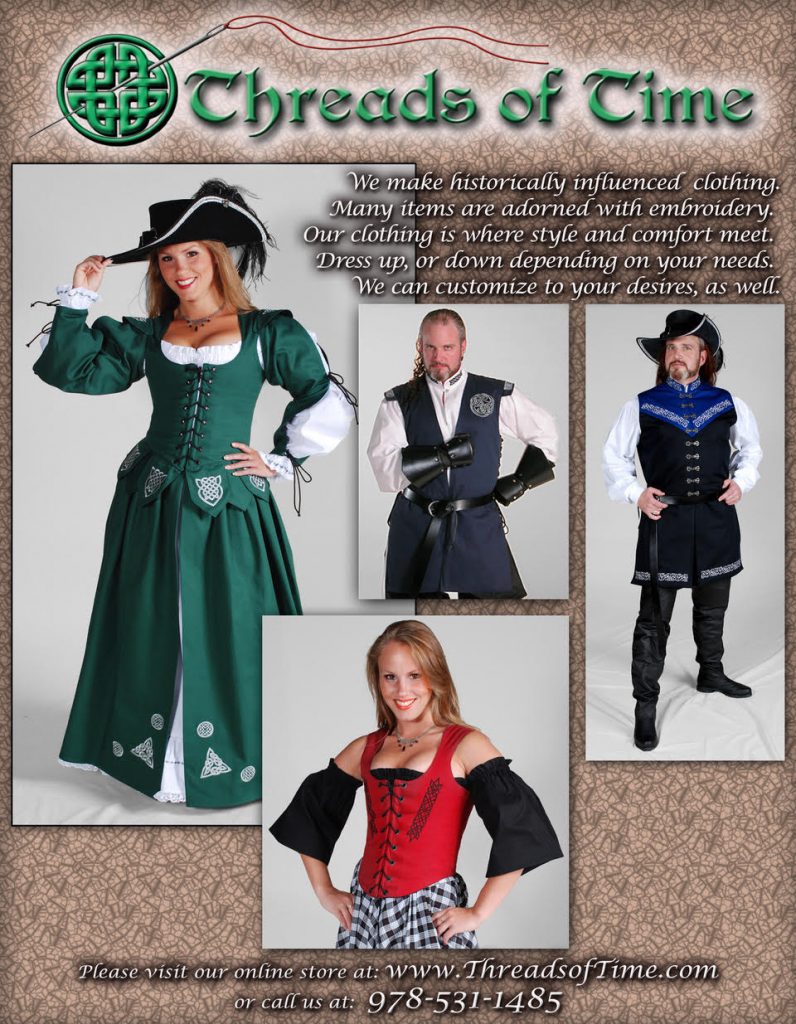 Threads of time advert outlander cast