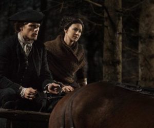 outlander season 4 behind the scenes photos, outlander filming in glasgow