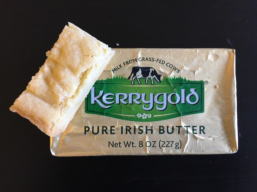 Kerrygold butter with shortbread