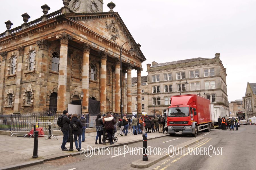outlander filming in glasgow, outlander season 4