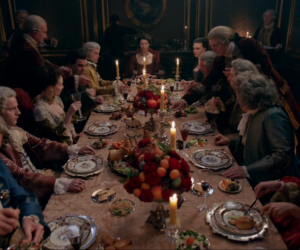 parisian banquest from Outlander Season 2
