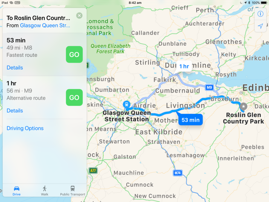 roslin glen country park, outlander locations