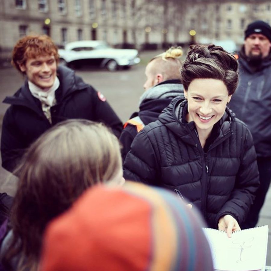 seeing outlander, outlander episode 408, behind the scenes filming outlander