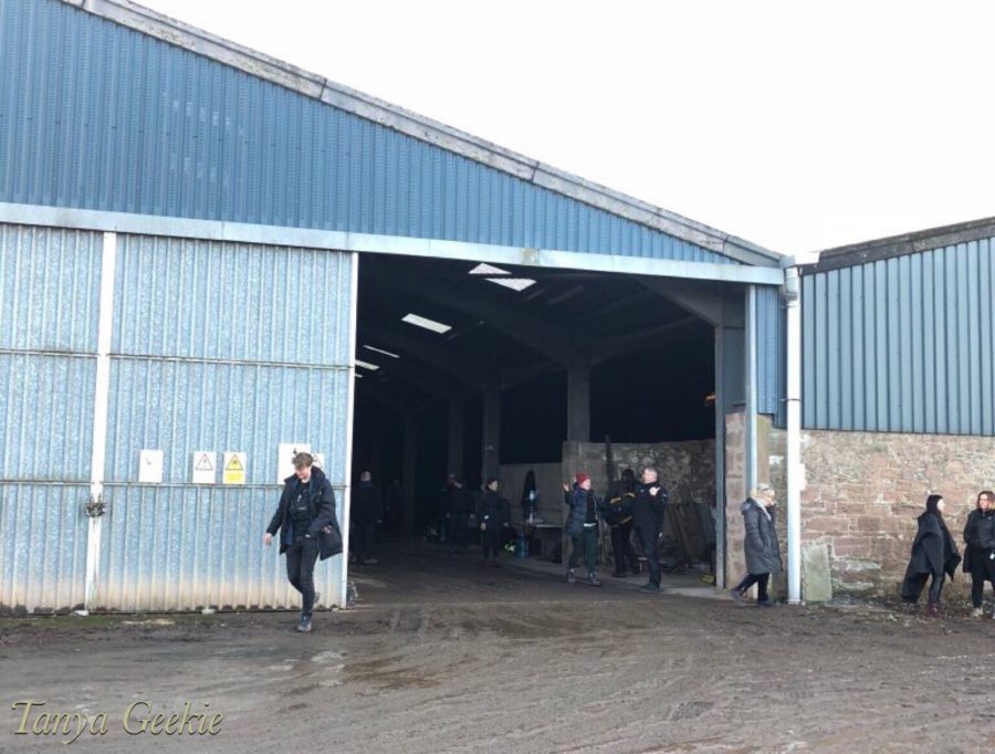 outlander season 4 behind-the-scenes photos, filming outlander, Falkland