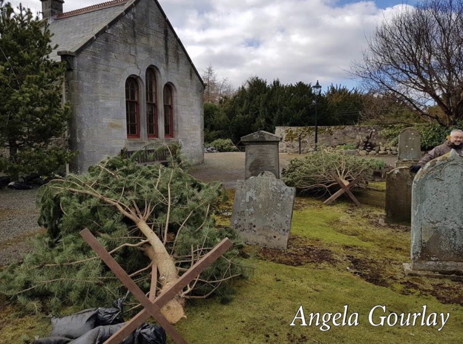 outlander season 4 behind-the-scenes photos, filming outlander, brianna in outlander