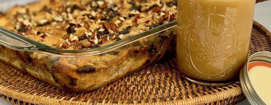 Bread Pudding, bread, scotch, whisky, whisky sauce, 18th century baking, Fraser’s Ridge