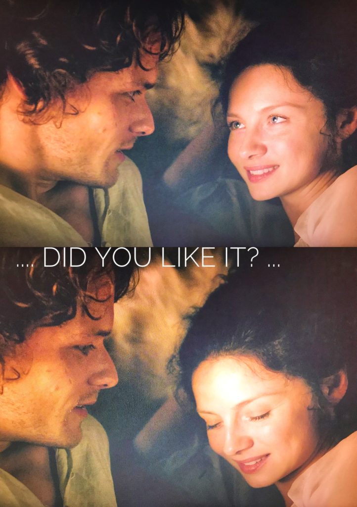 outlander and the female gaze, is outlander still a groundbreaking tv show, jamie and claire in bed season 1