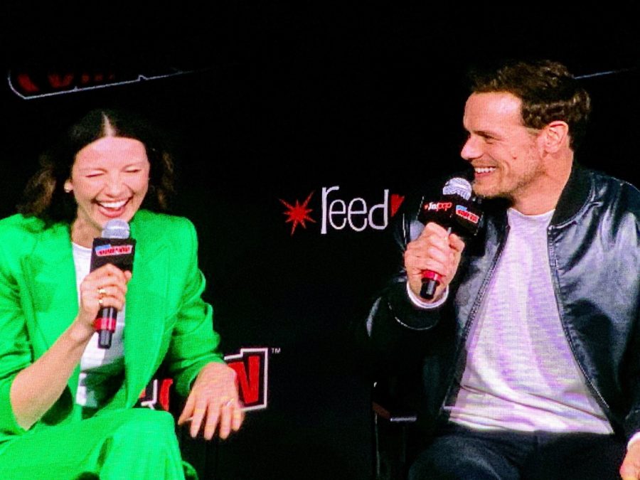 New York Comic Con 2019, Caitriona Balfe and Sam Heughan