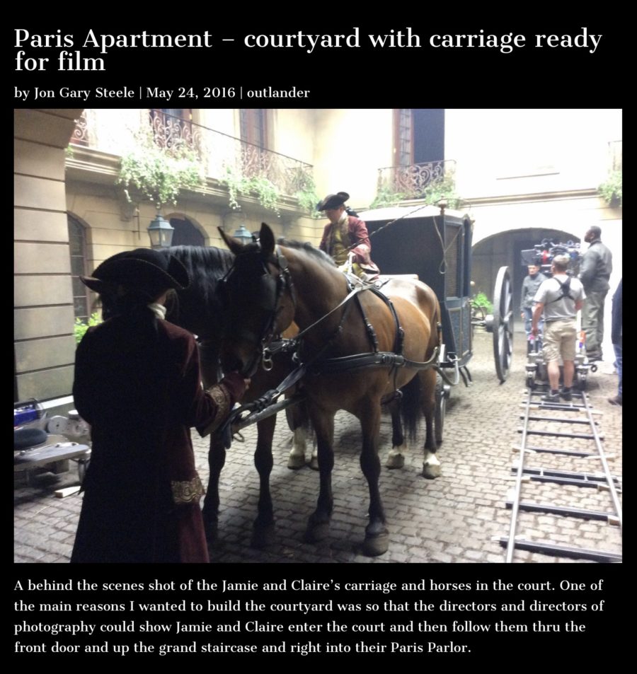 claire and jamie's paris apartment, jon gary steele