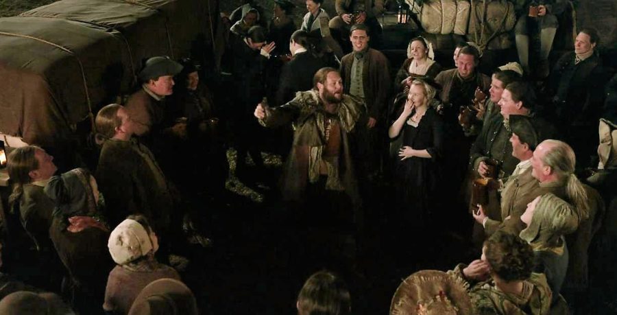 wedding party, outlander season 5 premiere 