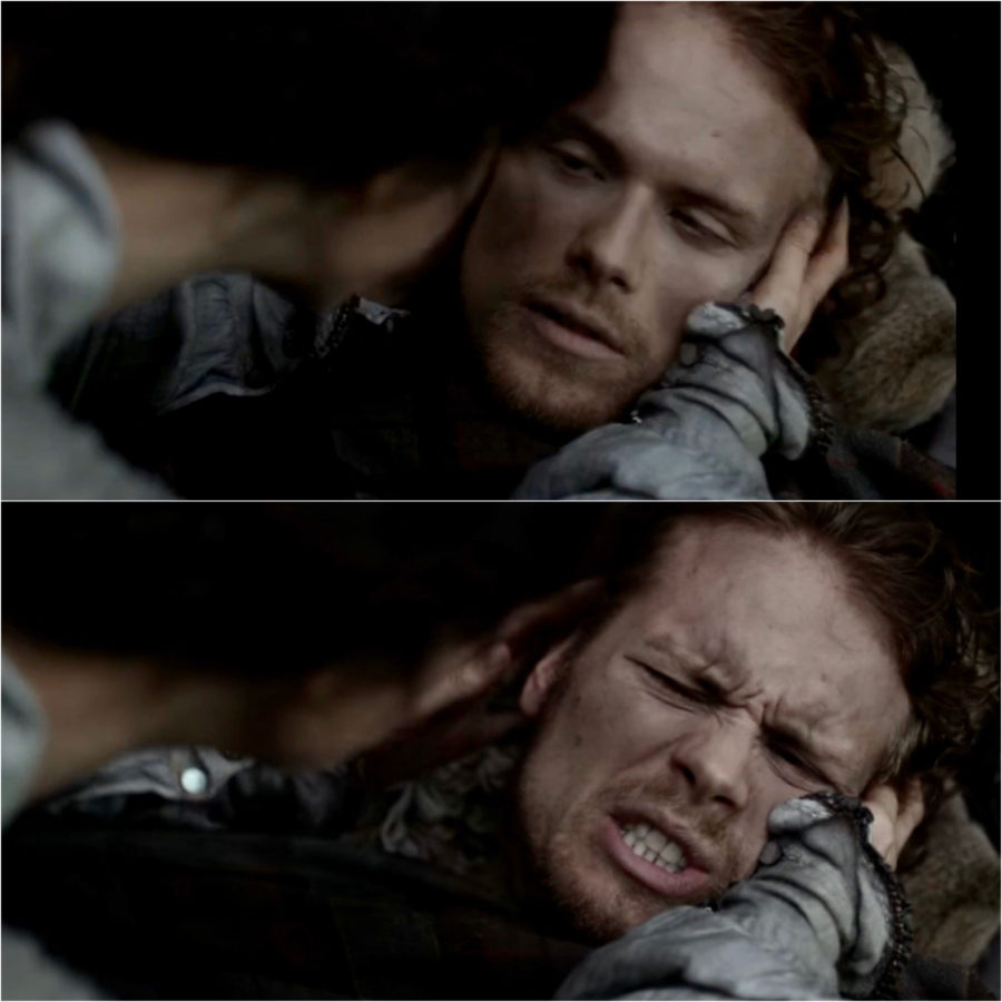 jamie fraser after being tortured, outlander season 1