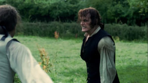 Jamie duel with BJR.outlander-online. wisdom & resilience