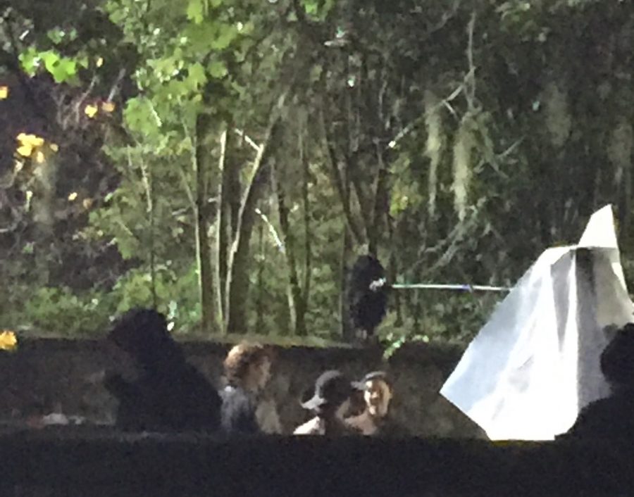 filming outlander season 4, graveyard scene, Outlander Cast blog