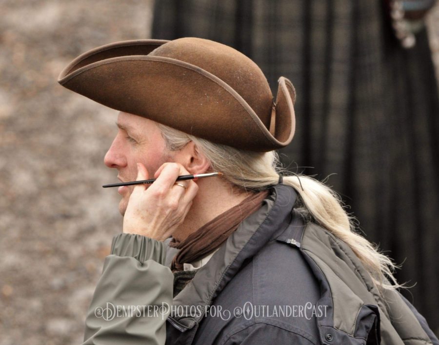 outlander season-4-behind-the-scenes, gary dempster photos, outlander cast blog