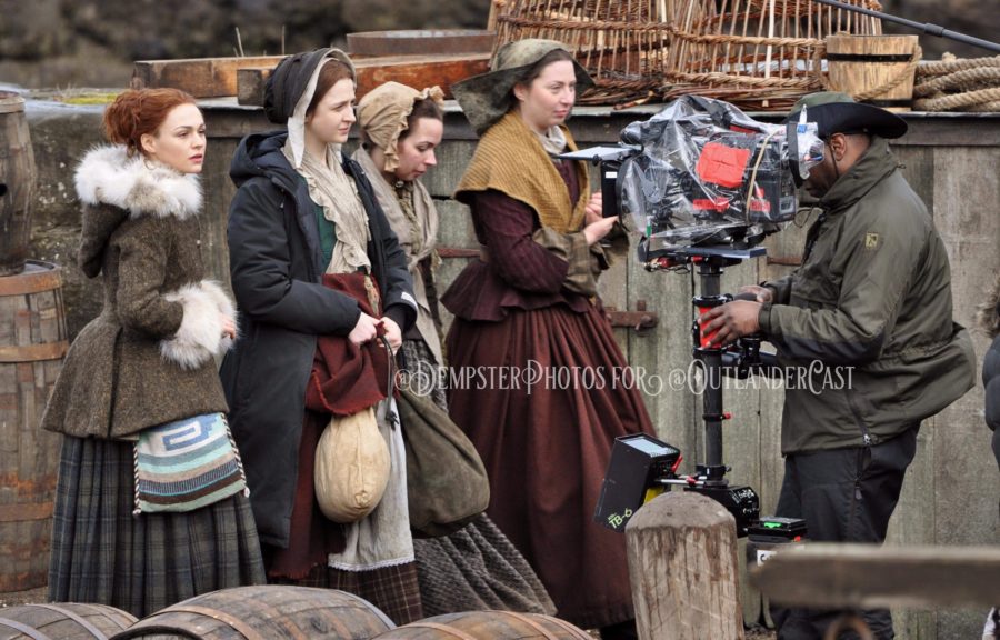 outlander season 4 behind-the-scenes, gary dempster photos, outlander cast blo 