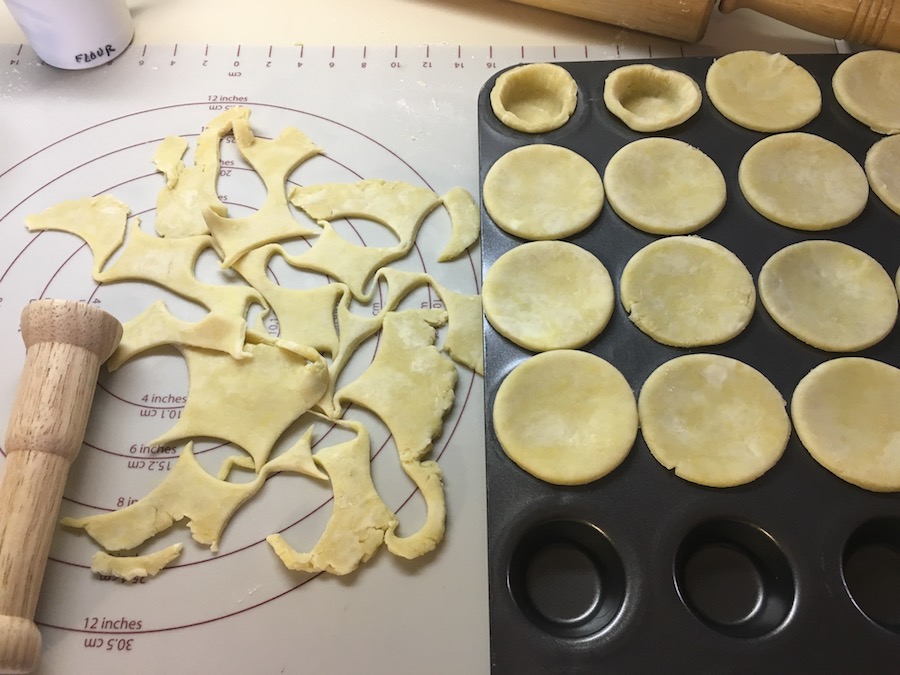 short crust pastry, pie crust, tarts, mini tarts, pie, 18th century baking, Lallybroch