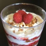 Cranachan, making Cranachan, trifle, whisky, scotch, oatmeal, oats, 20th century baking, Mrs. Graham