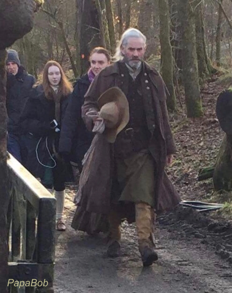 outlander season 4 behind-the-scenes filming, filming outlander, murtagh, duncan lacroix