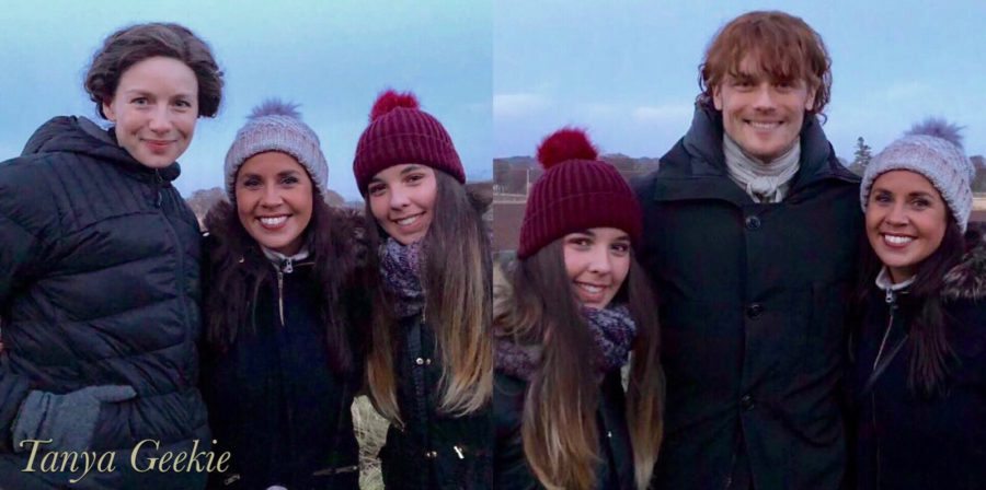 outlander season 4 behind-the-scenes photos, filming outlander, Falkland, outlander cast