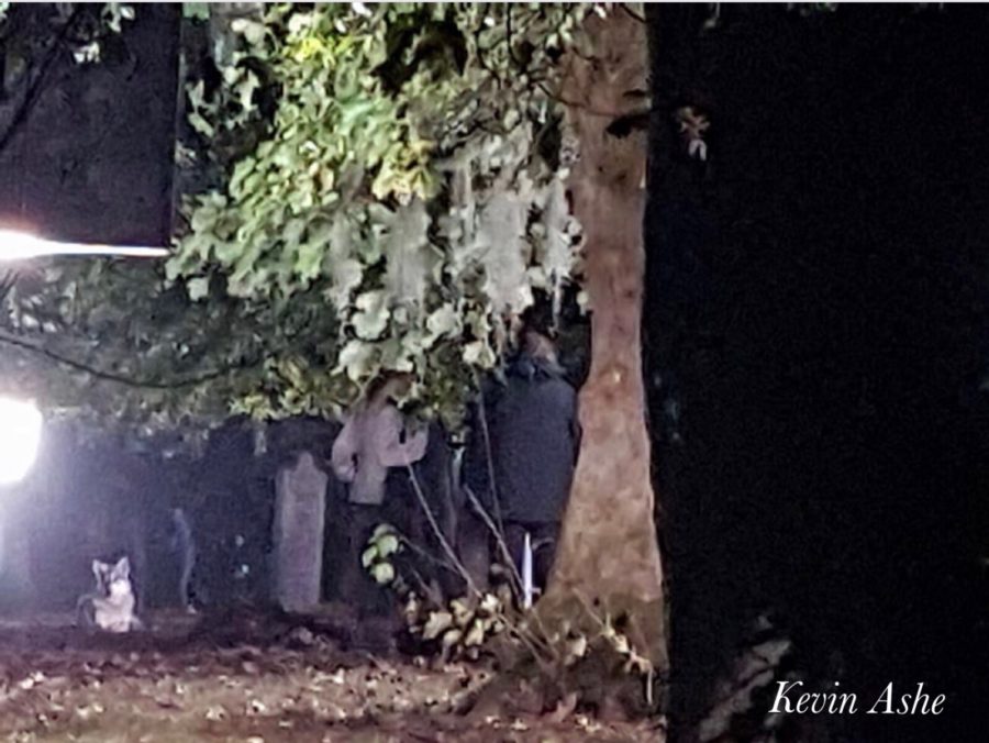 outlander season 4 behind-the-scenes filming, filming outlander, Rollo