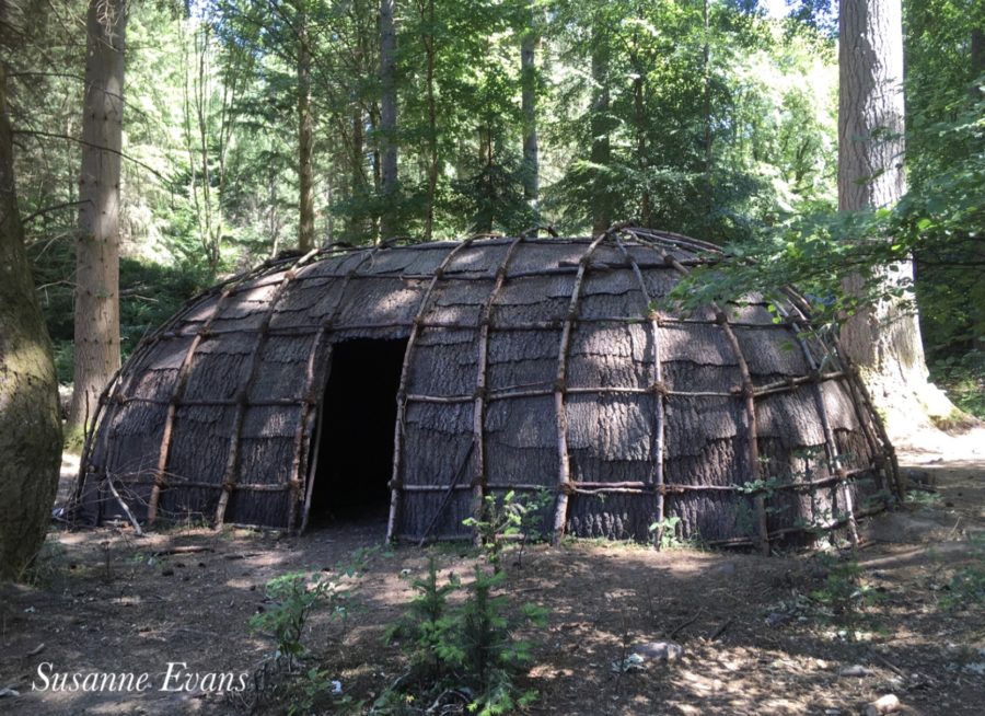 behind the scenes filming outlander season 4, outlander episode 412 providence, faskally wood, filming the mohawk village in outlander