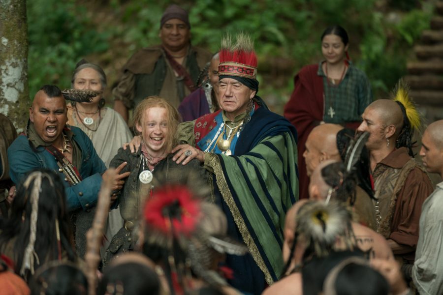 outlander season 4 finale heart score, the Mohawk chief accepts Ian into the Mohawk tribe
