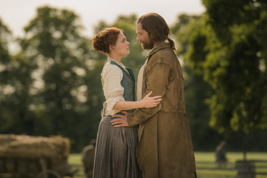 outlander season 4 finale heart score, Bree and Roger reunited in outlander season 4