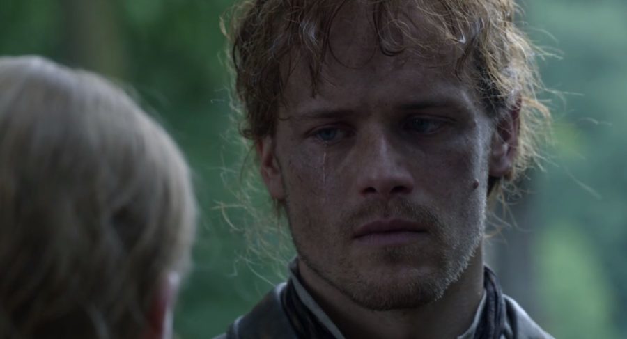 outlander season 4 finale heart score, Jamie saying good bye to Ian