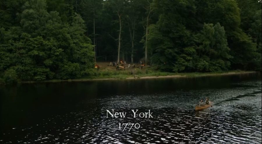 outlander season 4 finale heart score, mohawk village, jon gary steel outlander sets