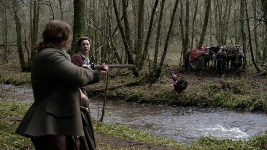 herr mueller with the Cheokee, outlander season 4 life lessons