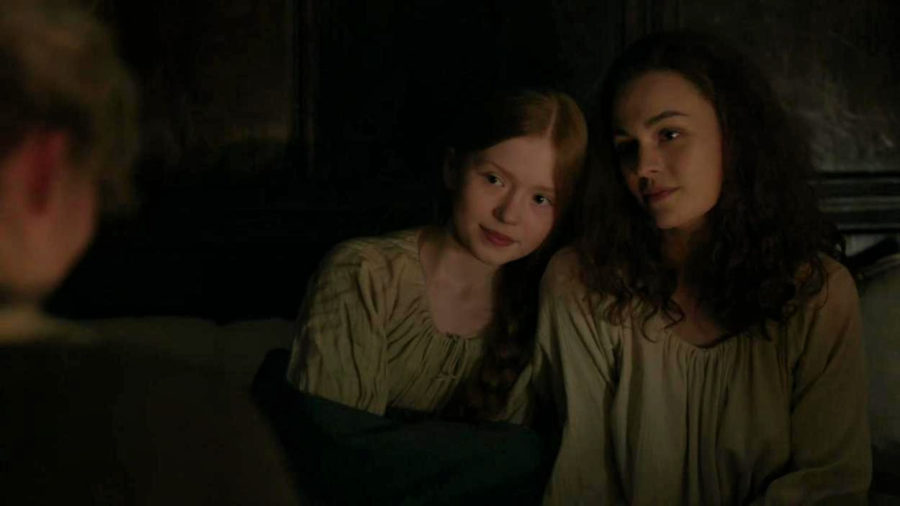 bree listening to laoghaire tell a story, outlander season 4 life lessons