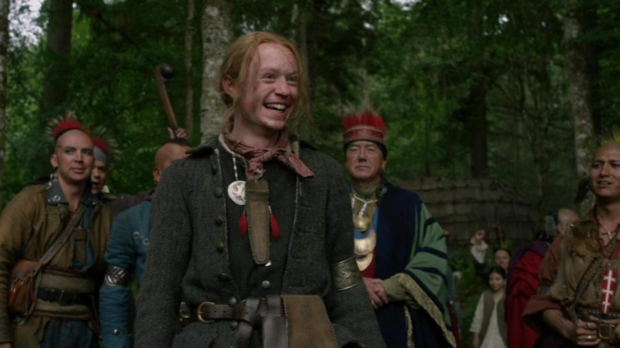 young ian after running the Mohawk gauntlet, outlander season 4 life lessons