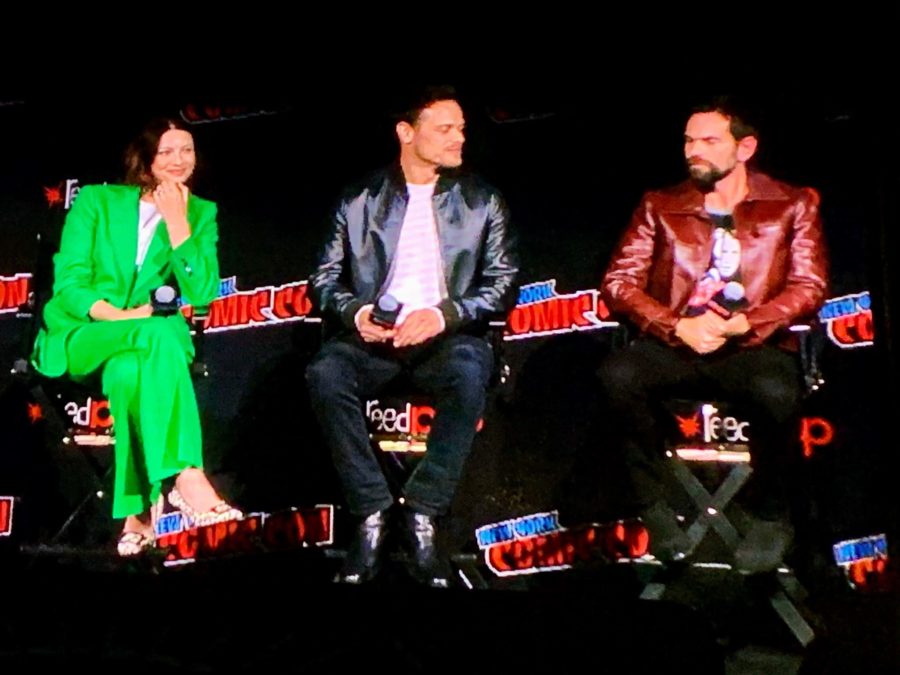 New York Comic Con 2019, Caitriona Balfe, Sam Heughan, Duncan Lacroix