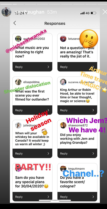 outlander season 5 tweet fest