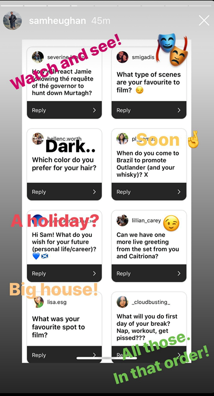 outlander season 5 tweet fest