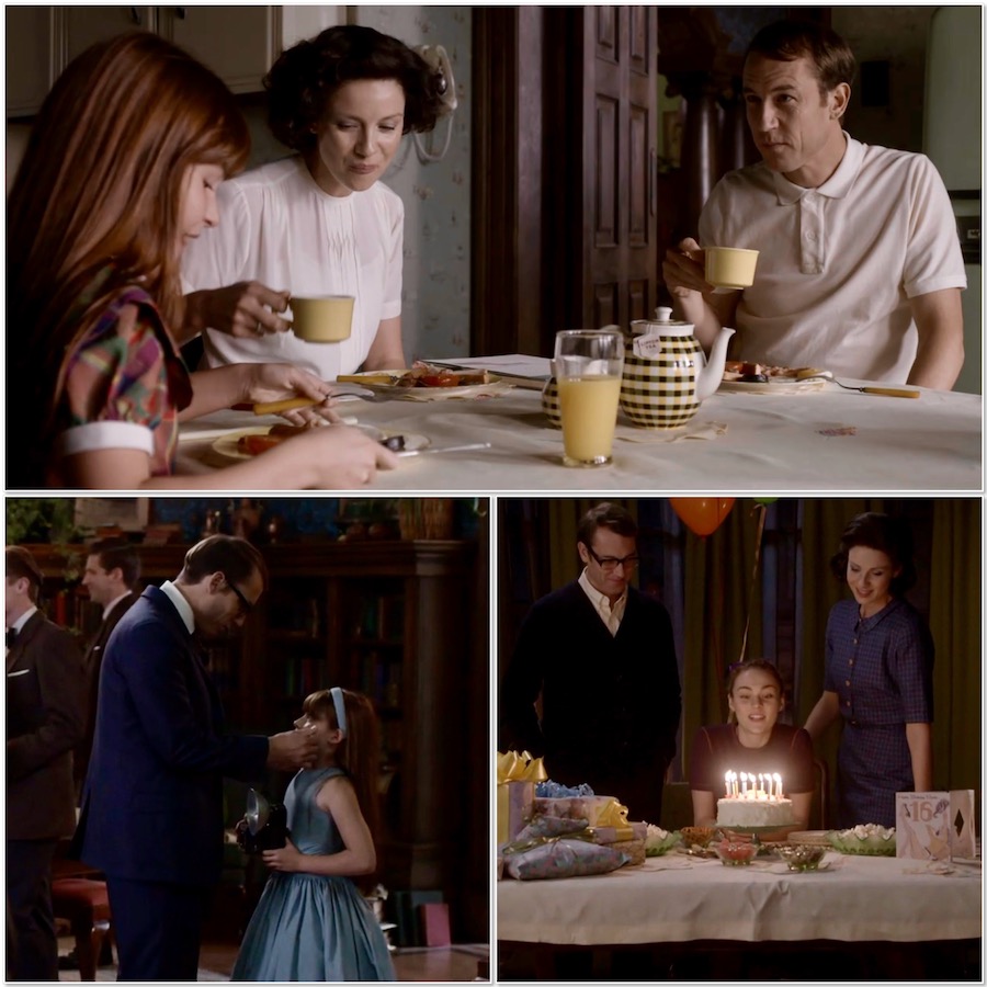 Frank, Brianna, & Claire from Outlander STARZ Season 3