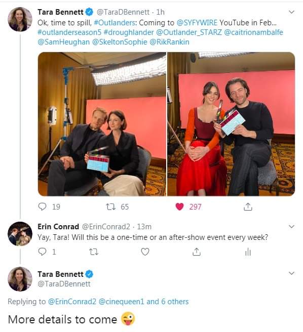 author tara bennett, the making of outlander, syfy wire interviews with cast