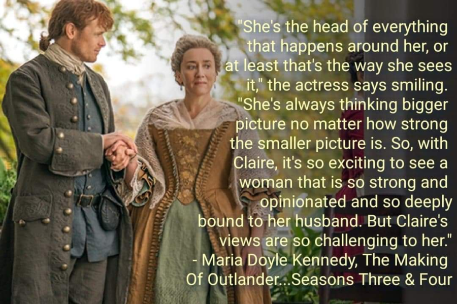 tara bennett, the making of outlander, maria doyle kennedy on being jocasta