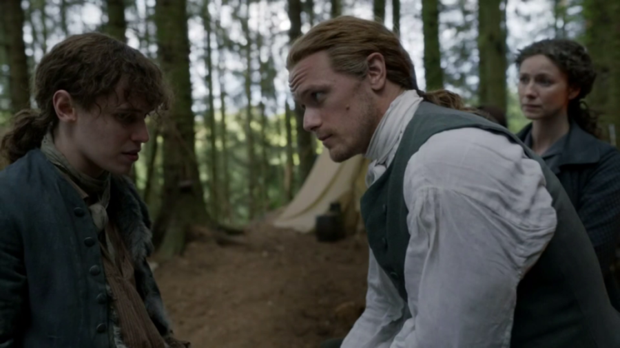 jamie and josiah beardsley, outlander episode 503 free will