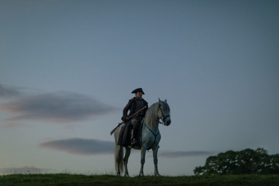 Jamie on his horse, outlander episode 503 free will