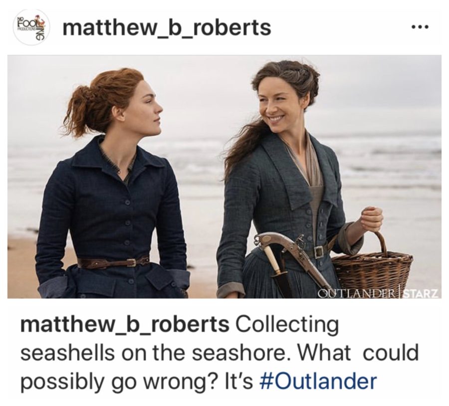 claire and Brianna on the beach, outlander season 5