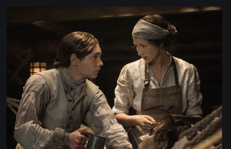 claire and mr. pound, outlander season 3, contagion in outlander