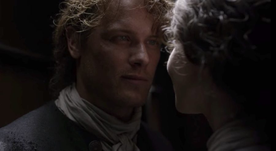Jamie Fraser talks with Claire in Outander, contagion in outlander
