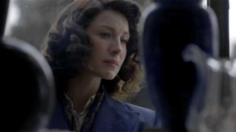 claire looking at the vase, easter eggs in the outlander season 5 finale
