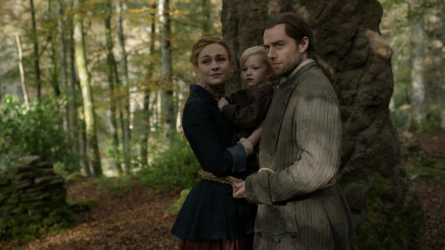 Outlander Journeycake, bree, roger and jemmy, in diana gabaldon we trust