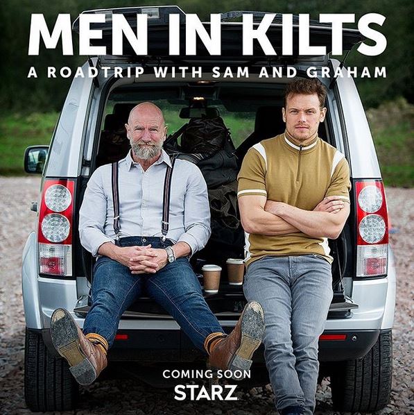 graham mctavish and sam heughan in men in kilts show