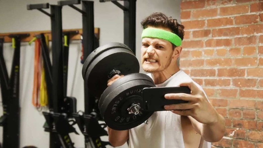 sam heughan working out