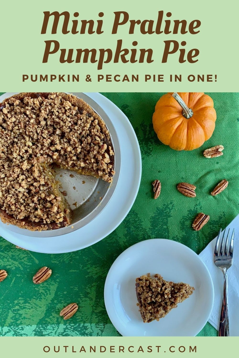 Praline Pumpkin Pie Pinterest banner
