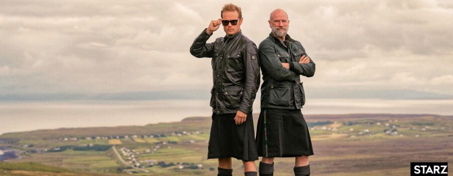 men in kilts, sam heughan and graham mctavish